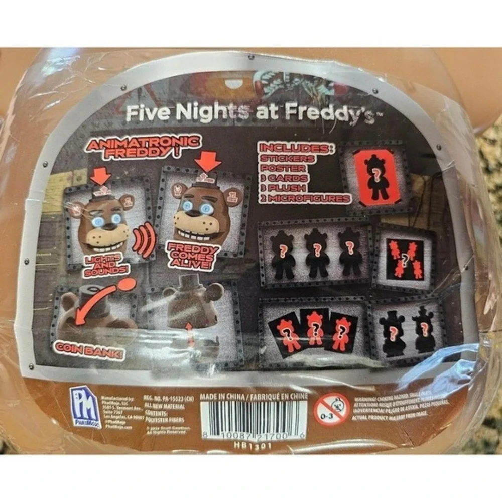 Five Nights At Freddy's Animatronic Head Mystery Capsule Bundle FNAF Plush Anniv